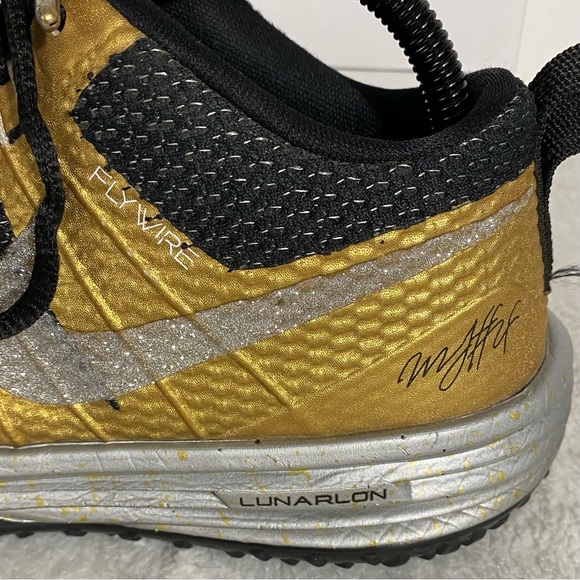 Nike Marshawn Lynch x Lunar TR1 “Beast Mode” Size 8.5 Gold/Black - Picture 4 of 15